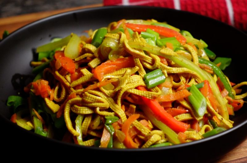 Singapore noodle recipe that’s low in carbs.